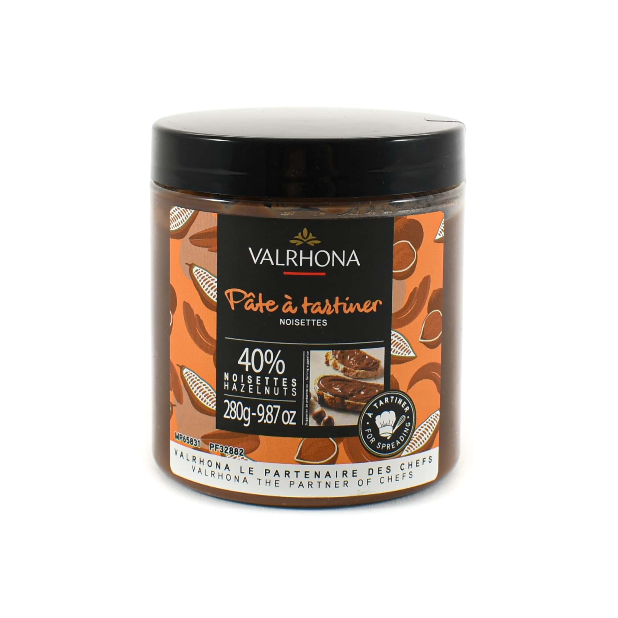 Valrhona Chocolate Hazelnut 40% Spread 280g