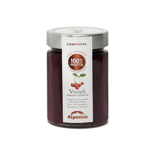 Alpenzu Sour Cherry Preserve 100% Fruit Jam 350g