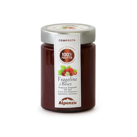 Alpenzu Fruit Preserves Wild Strawberries 100% Fruit Jam, 350g