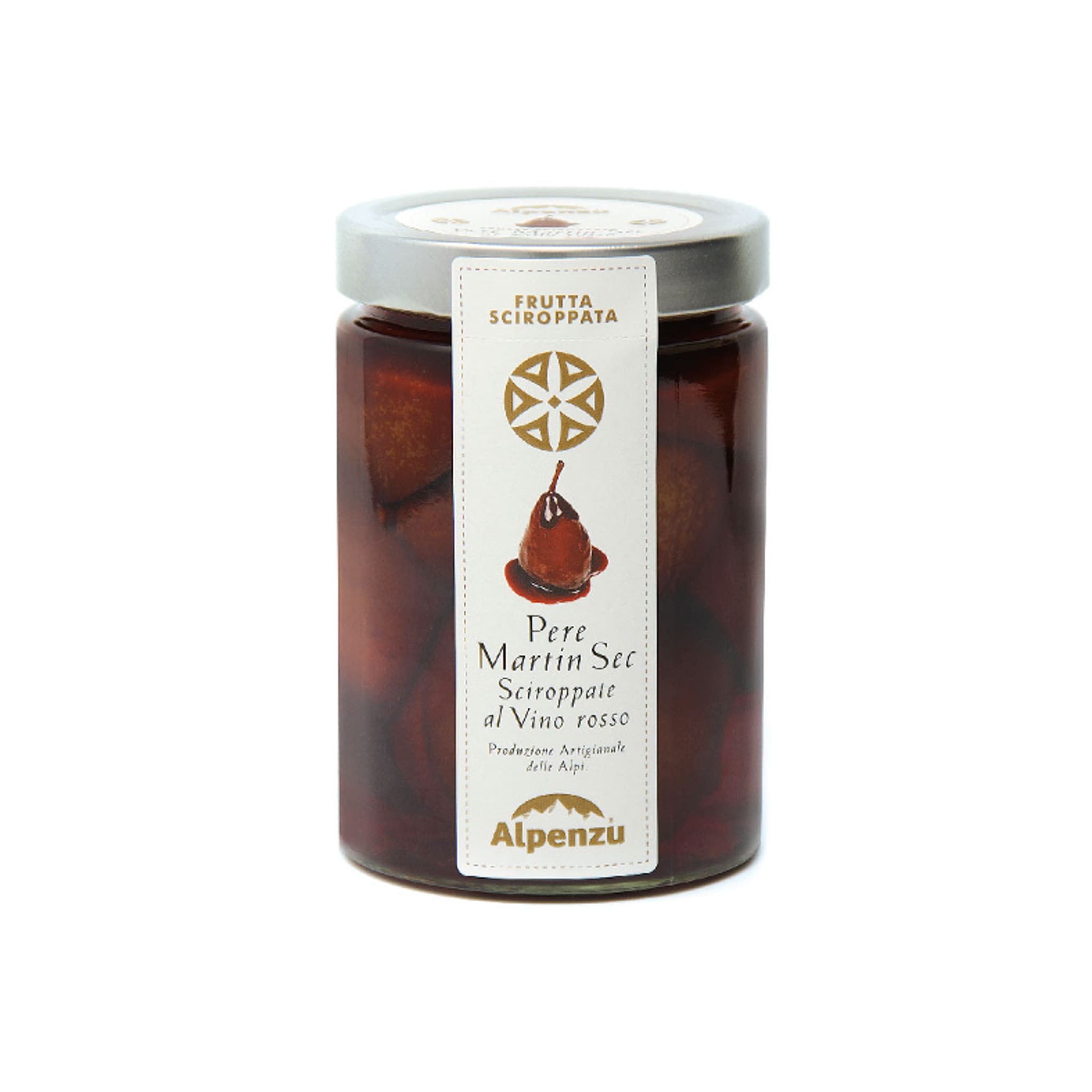 Alpenzu Pears In Red Wine Syrup 580g
