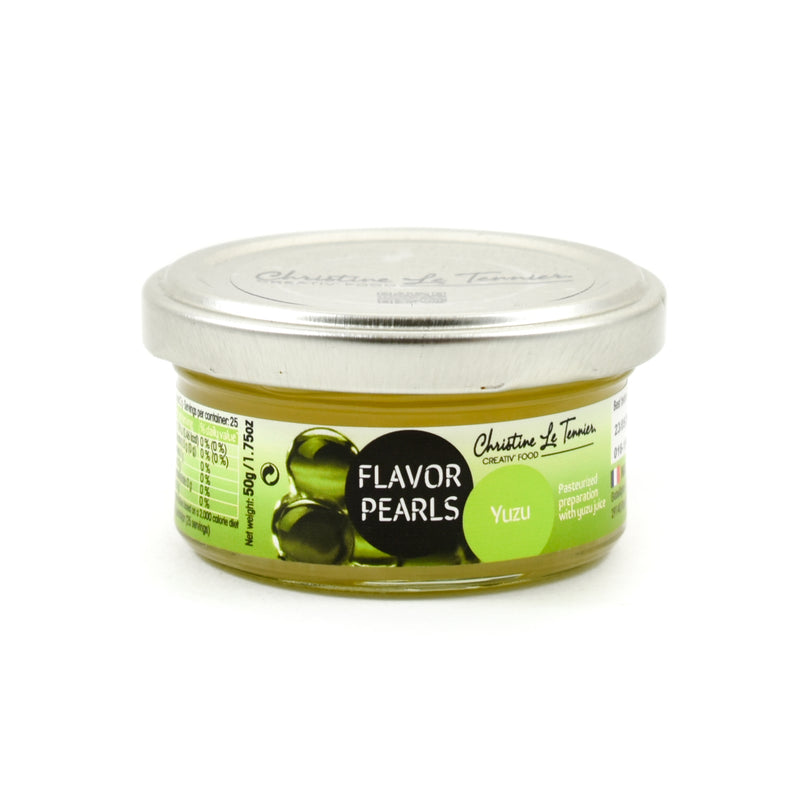 Yuzu Flavour Pearls 50g Modernist and Molecular French Food and Recipes