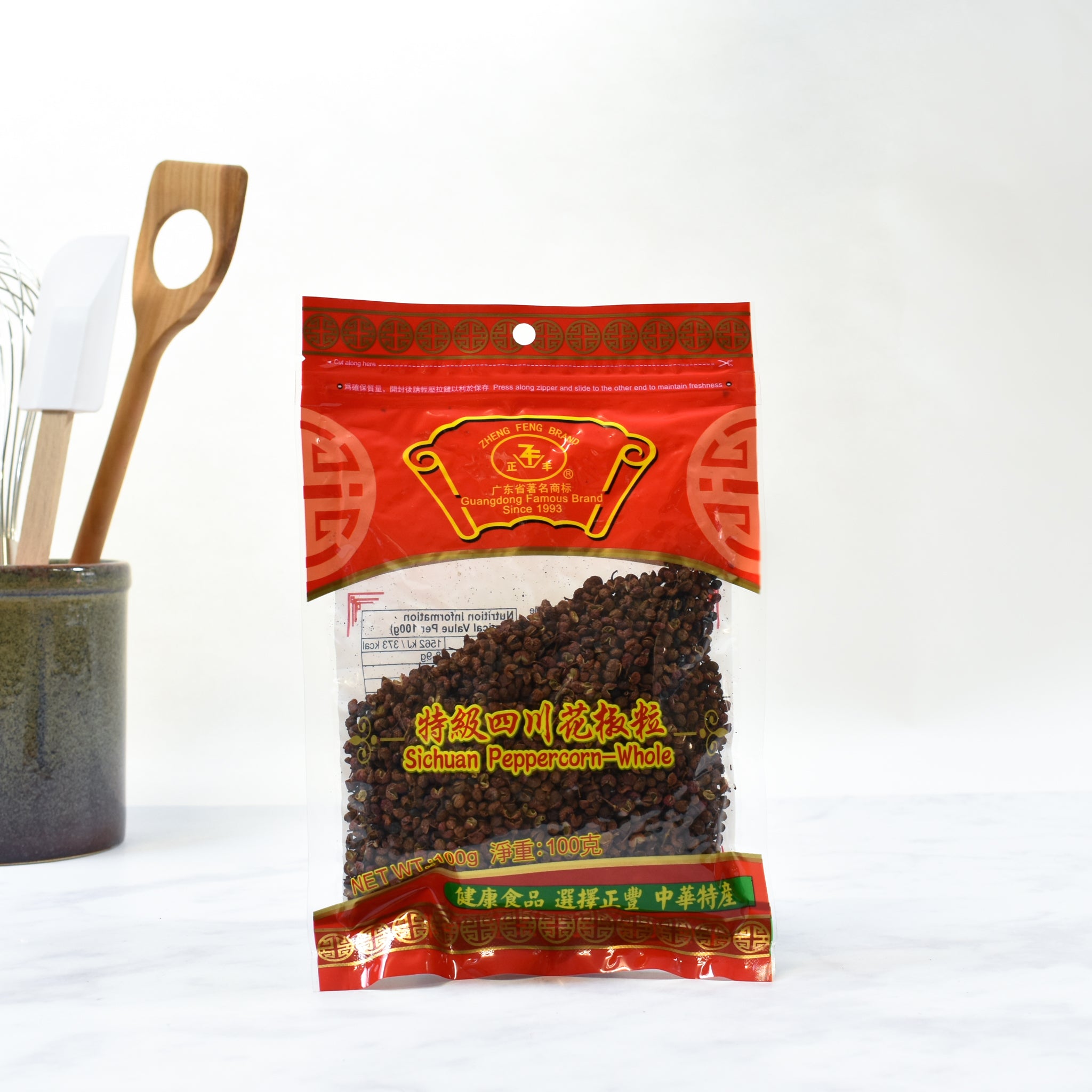 Brotherhood Sichuan Pepper 100g Ingredients Seasonings Chinese Food Lifestyle packaging shot