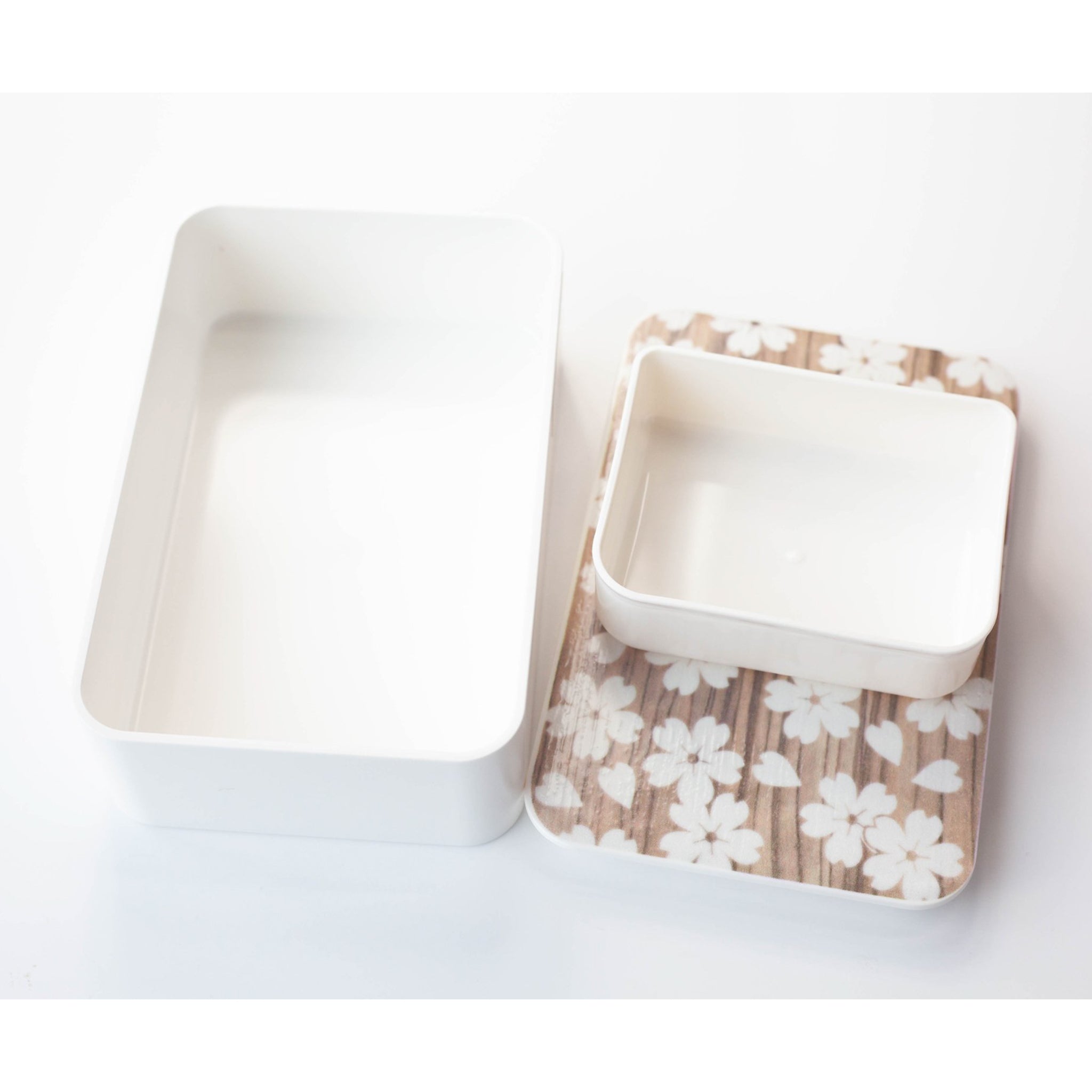 White Sakura Bento Box, 600ml