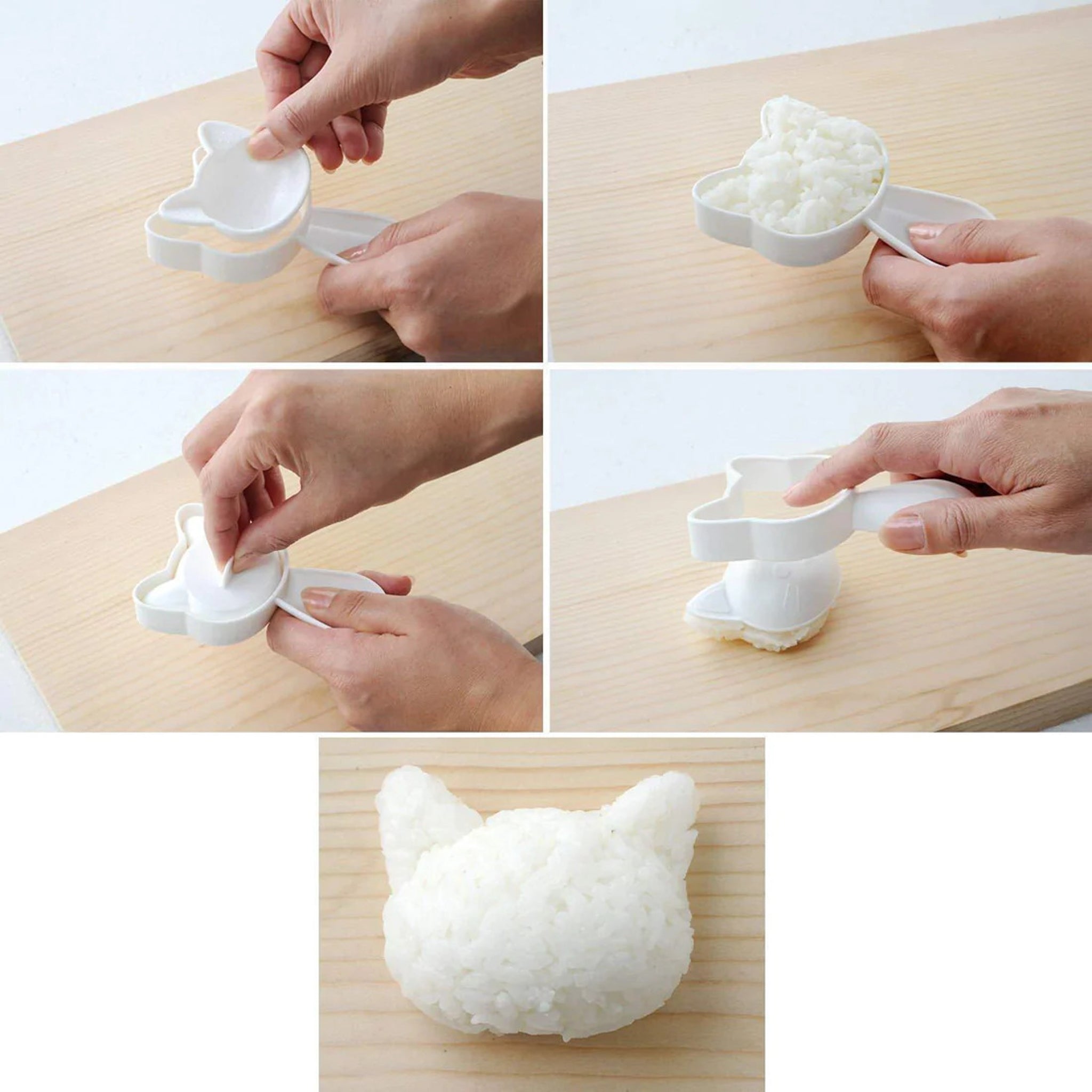 Cat Rice Mould Set