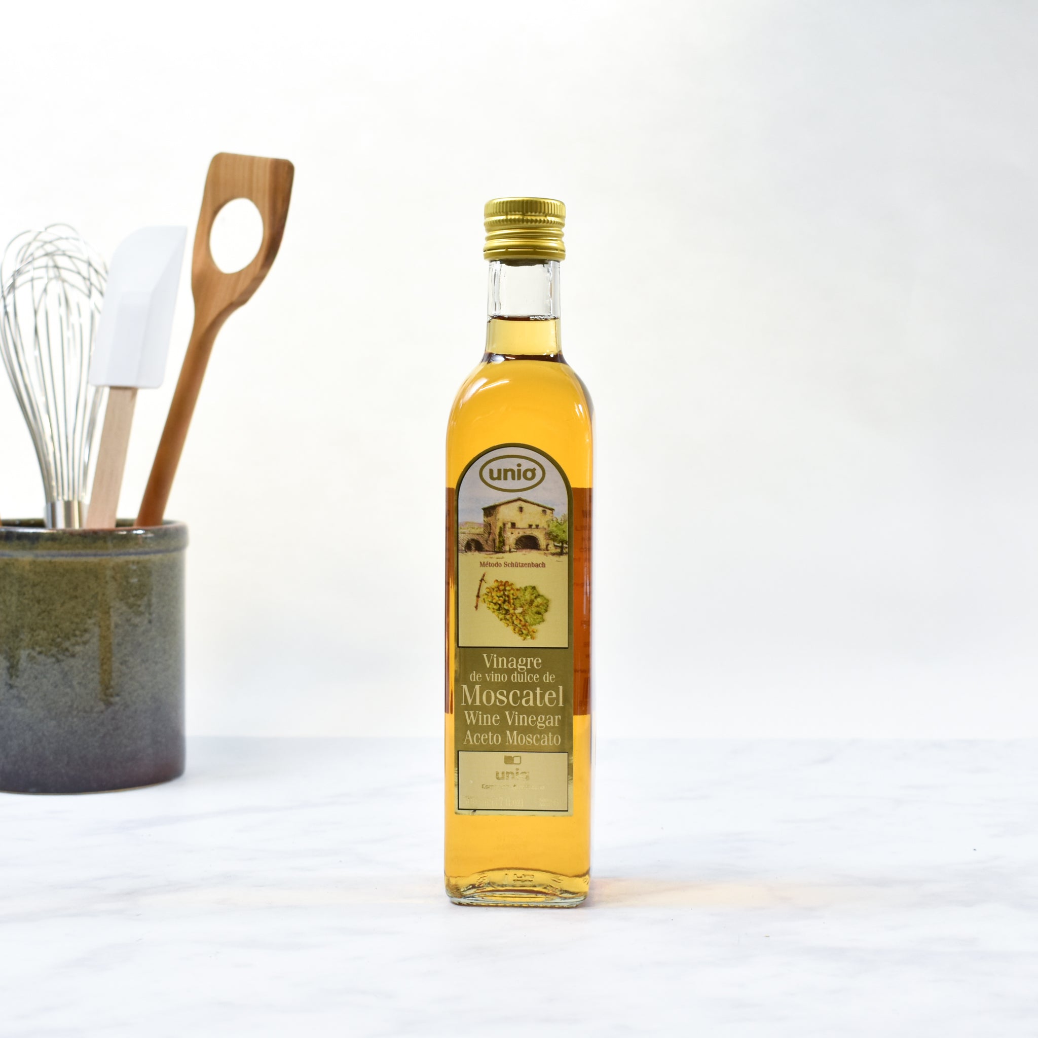 Unio Moscatel Vinegar 500ml Ingredients Oils & Vinegars Spanish Food Lifestyle Packaging Shot