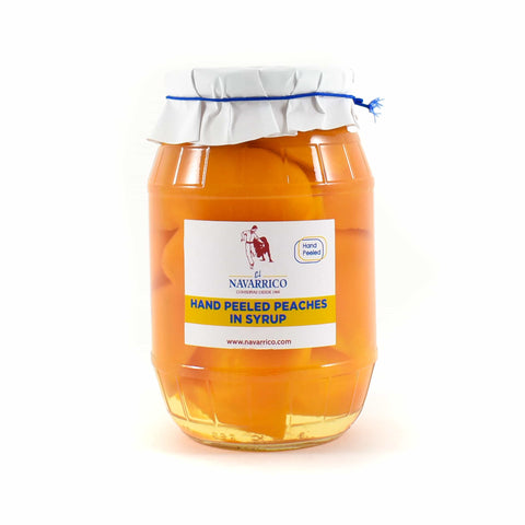 Navarrico Hand-Peeled Peach Halves in Syrup, 950g