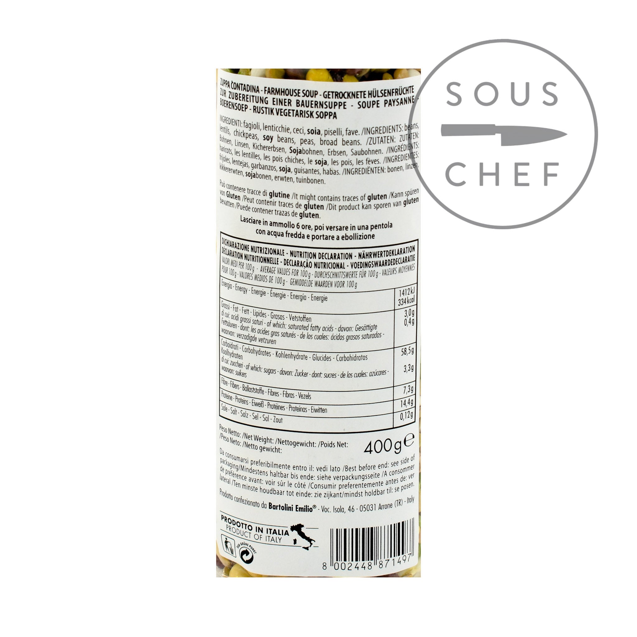 Casale Le Marmore Dried Bean Soup Mix 400g