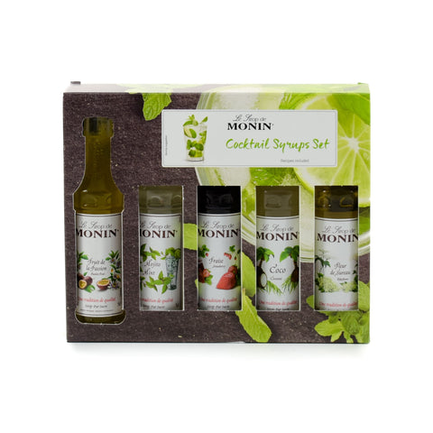 Monin Cocktail Syrup Set, 5 x 50ml