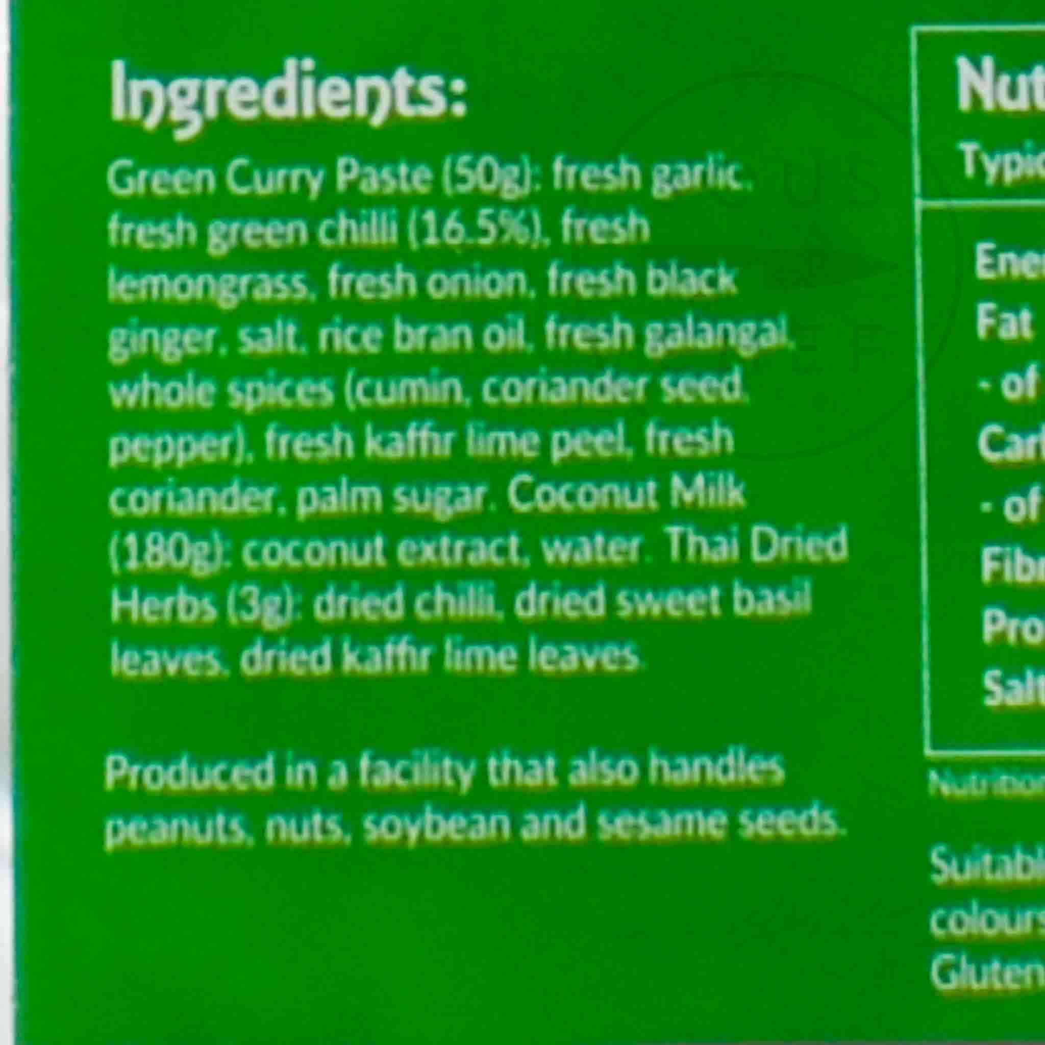Thai Taste Thai Green Curry Kit (Sleeve) 233g
