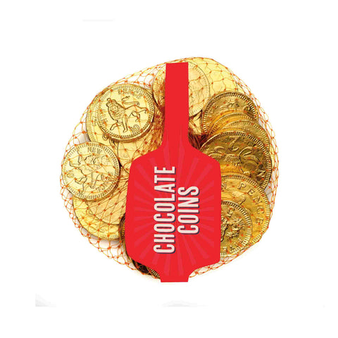 Gold Milk Chocolate Coins, 100g