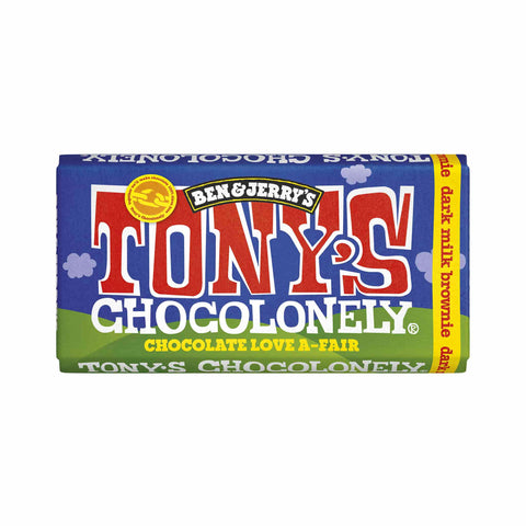 Tony's Chocolonely - Ben & Jerry's Dark Milk Brownie, 180g