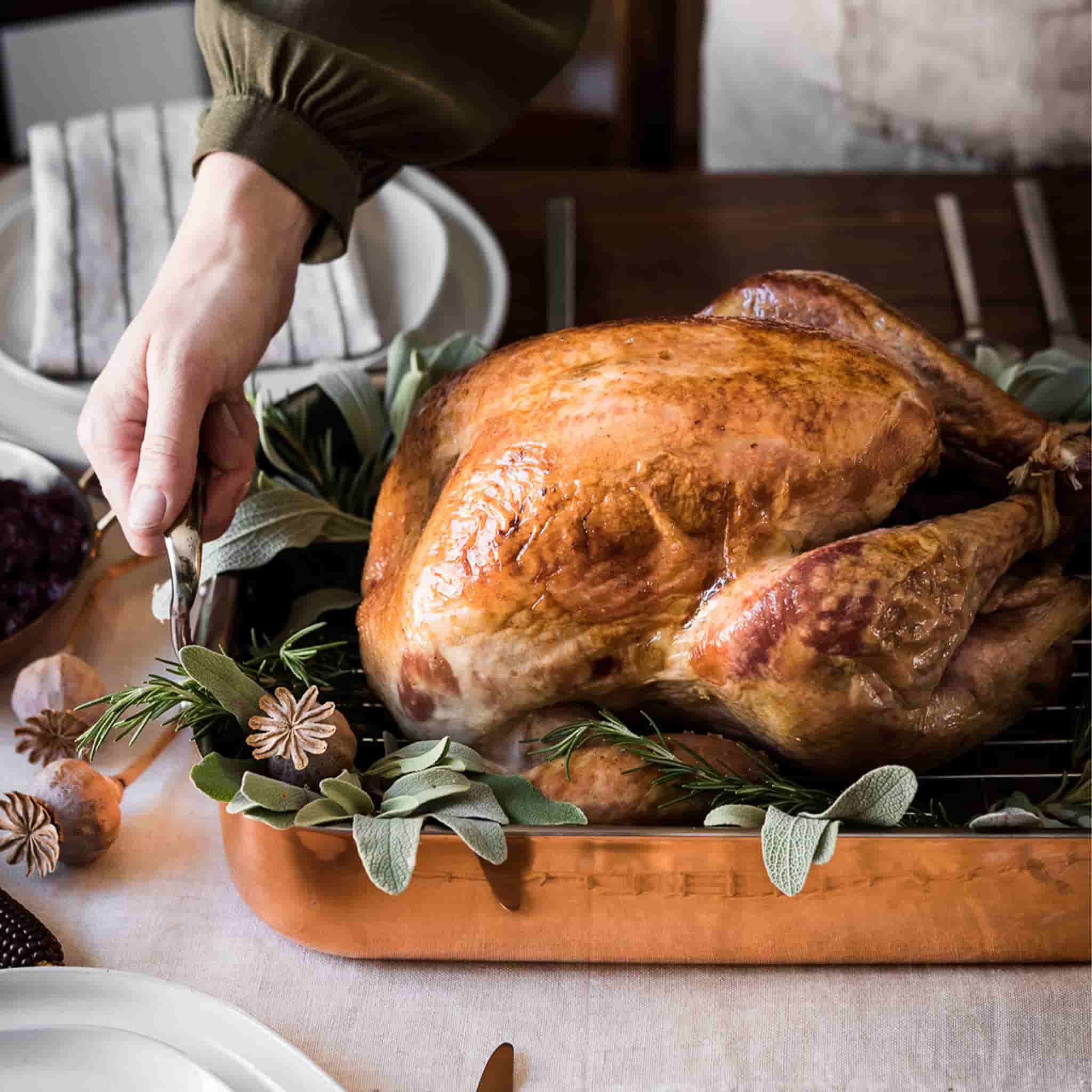 De Buyer Stainless Steel Roasting Dish Roasting Pan 35 X 25 Cm