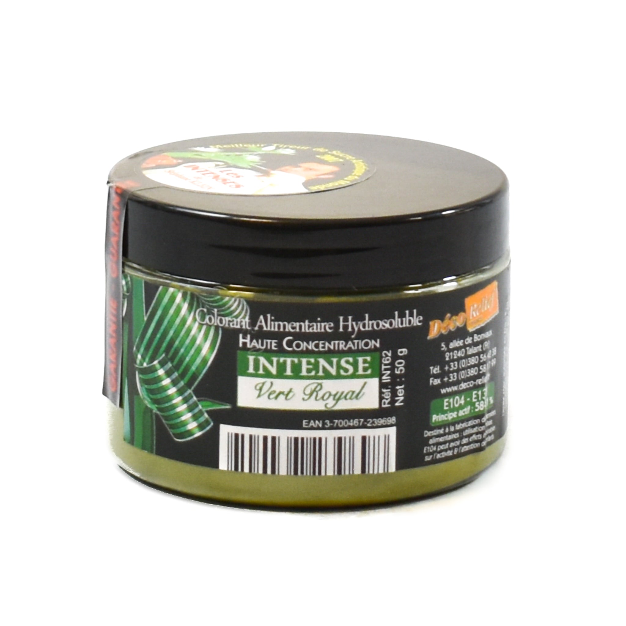 Deco Relief Intense Green Food Colour, 50g