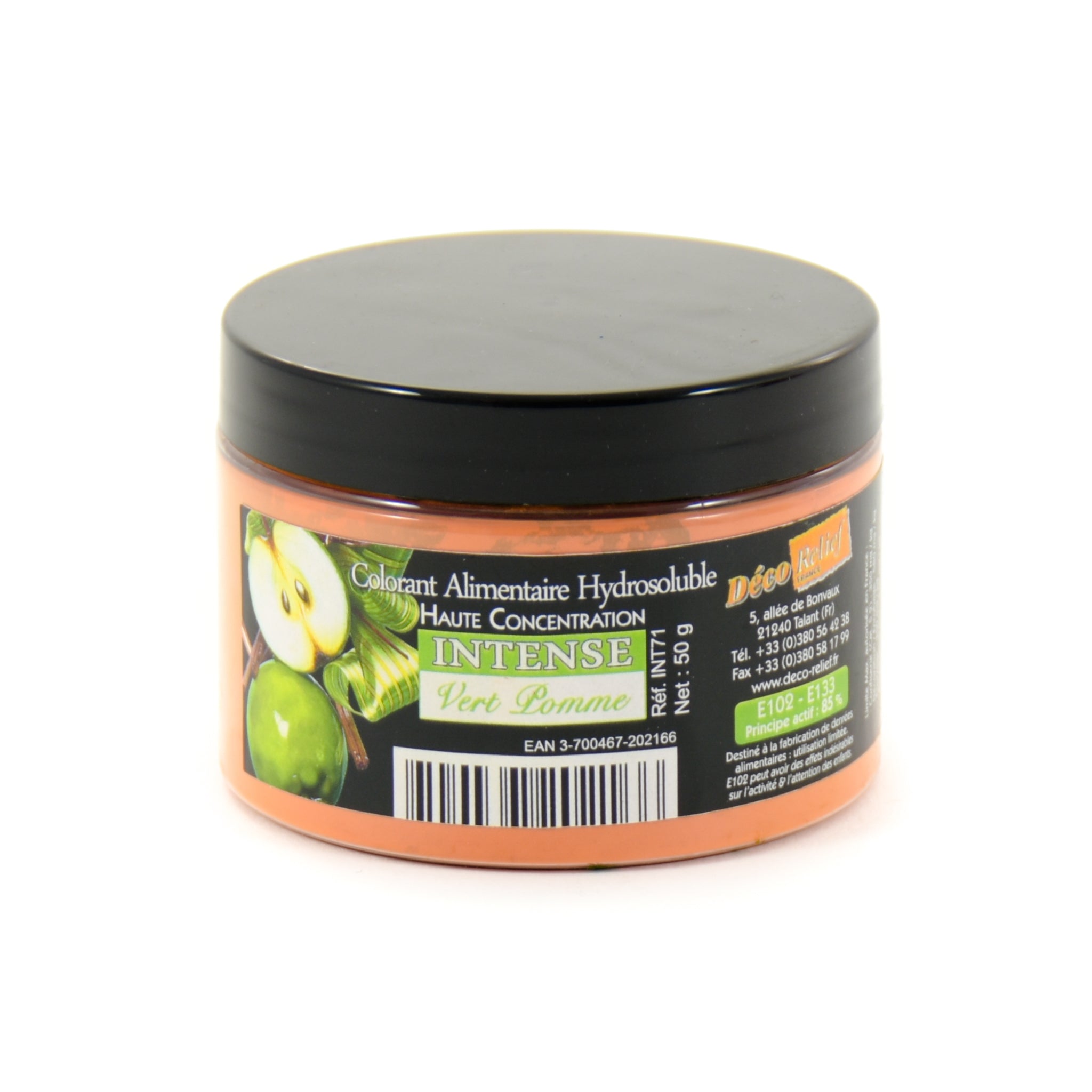 Deco Relief Intense Apple Green Food Colour, 50g