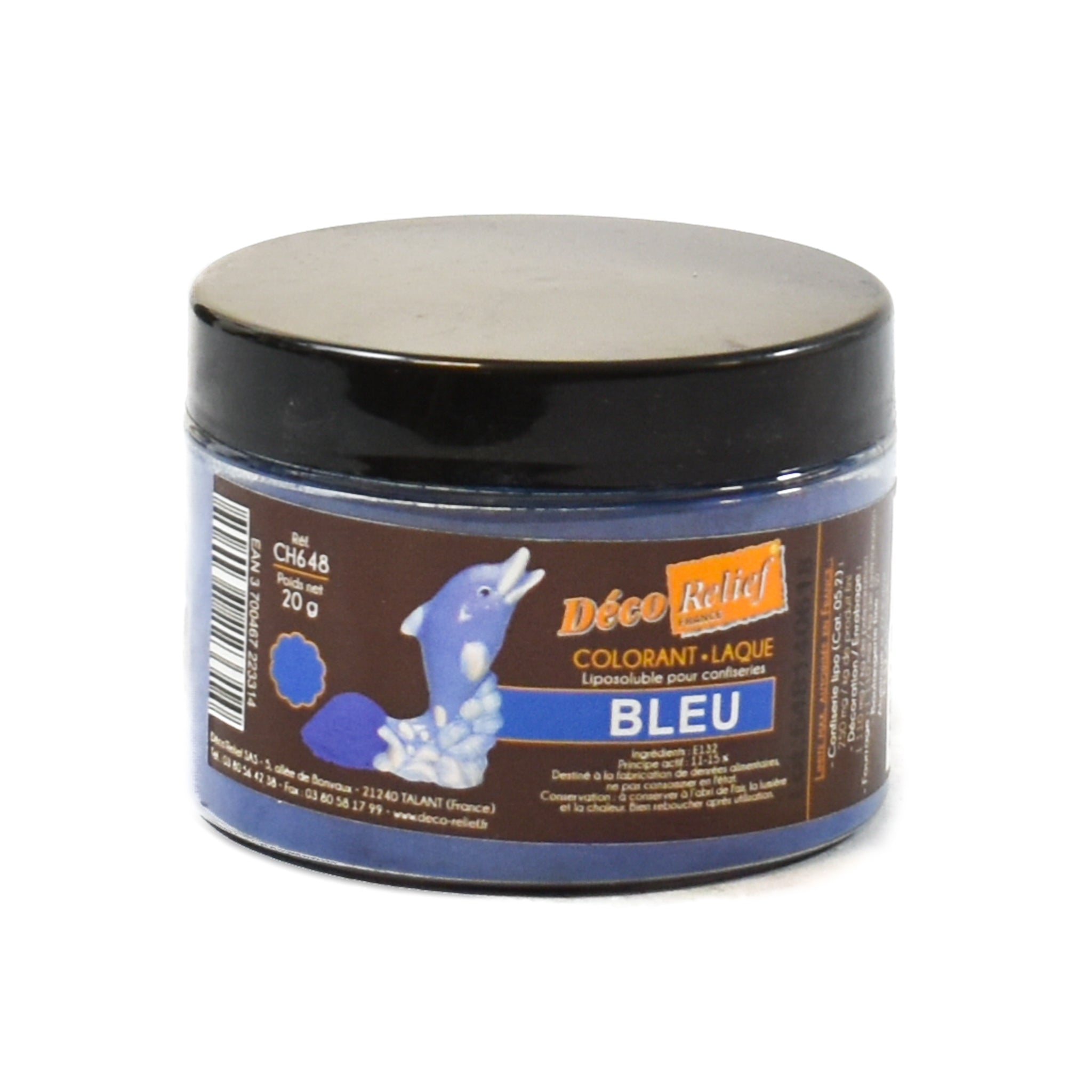 Deco Relief Blue Gloss Food Colour For Chocolate, 20g