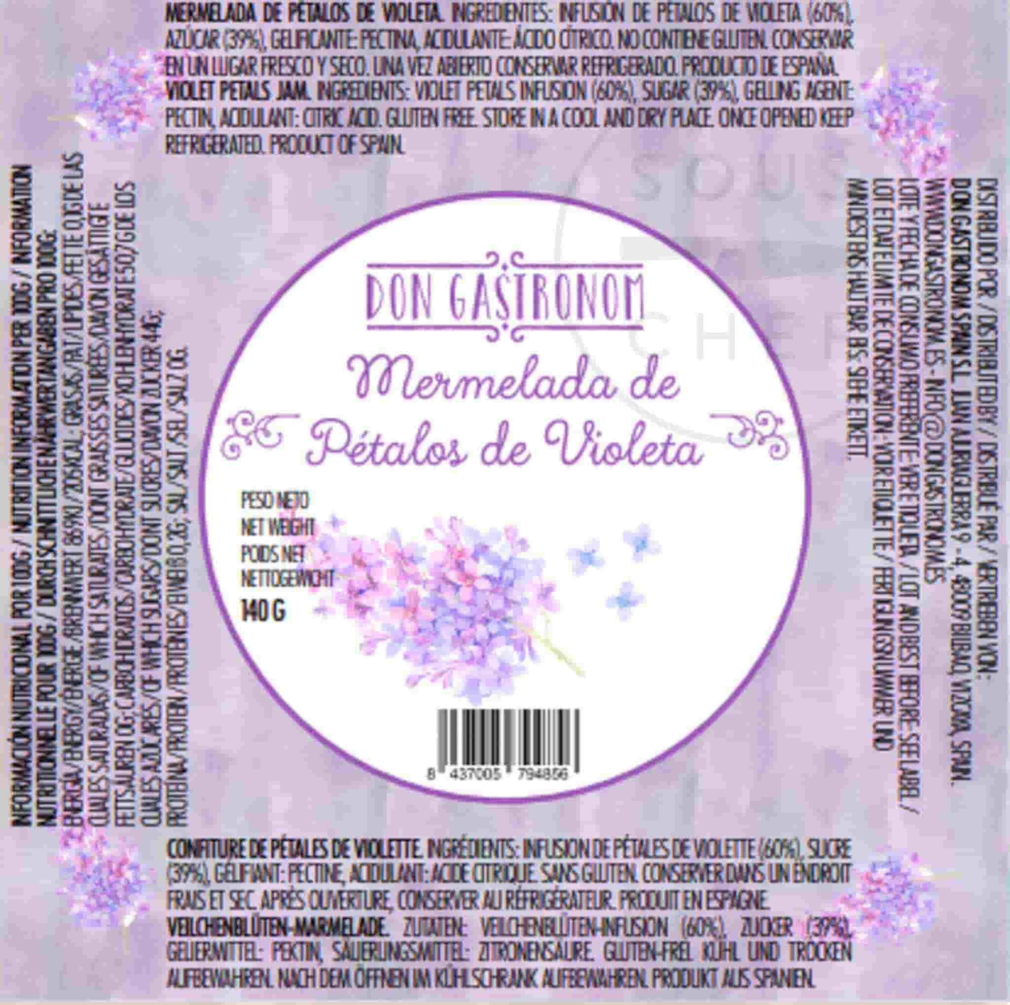 Spanish Violet Petal Jam, 140g