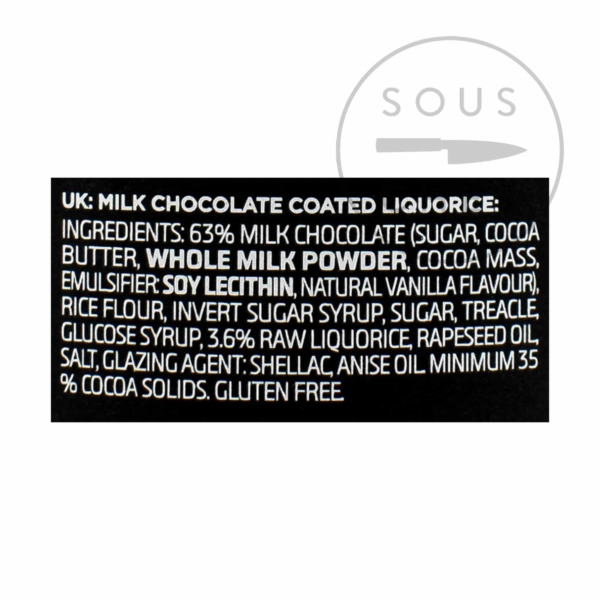 Lakrids Liquorice A - Chocolate Coated Liquorice 125g