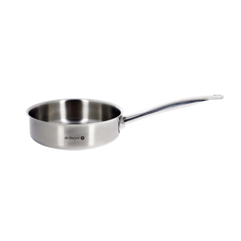 De Buyer Prim Appety Stainless Steel Saute Pan, 28cm