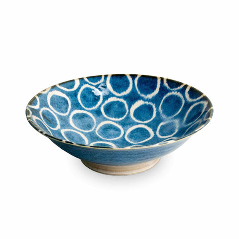 Sakuru Shallow Bowl Blue, 24cm