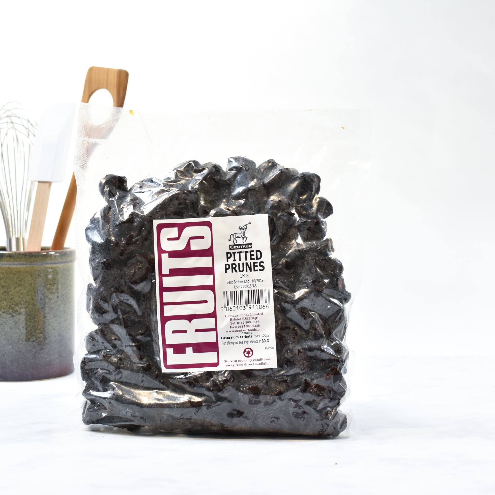 Pitted Prunes 1kg lifestyle photograph