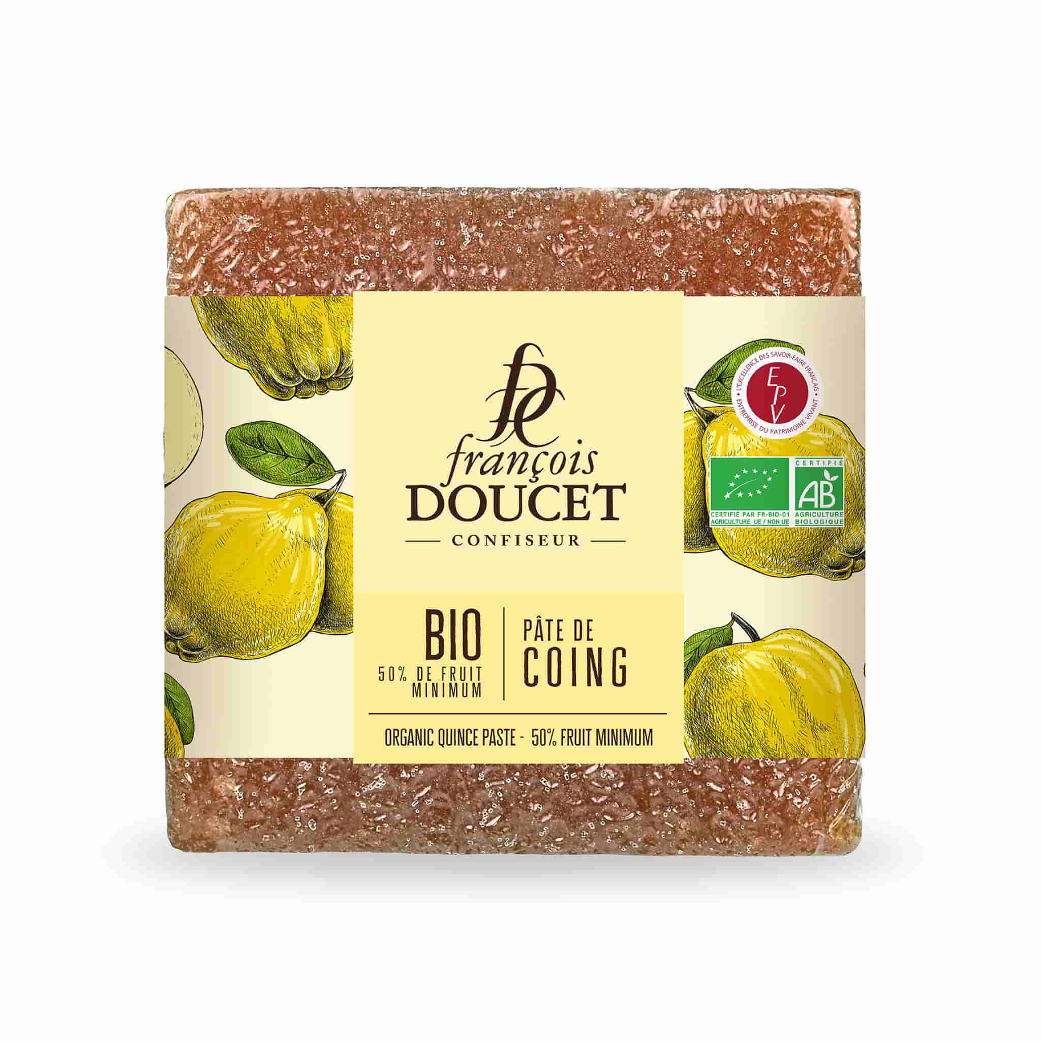 Francois Doucet Organic Quince Paste 170g front of pack