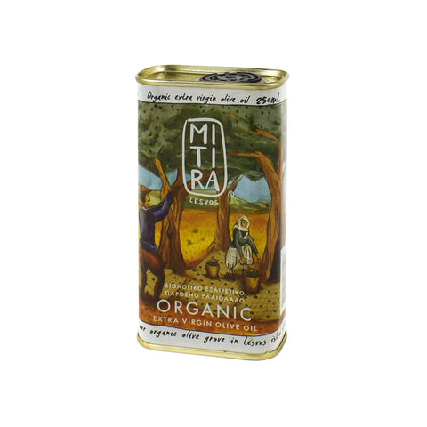 Mitira Lesvos Organic Extra Virgin Olive Oil Tin