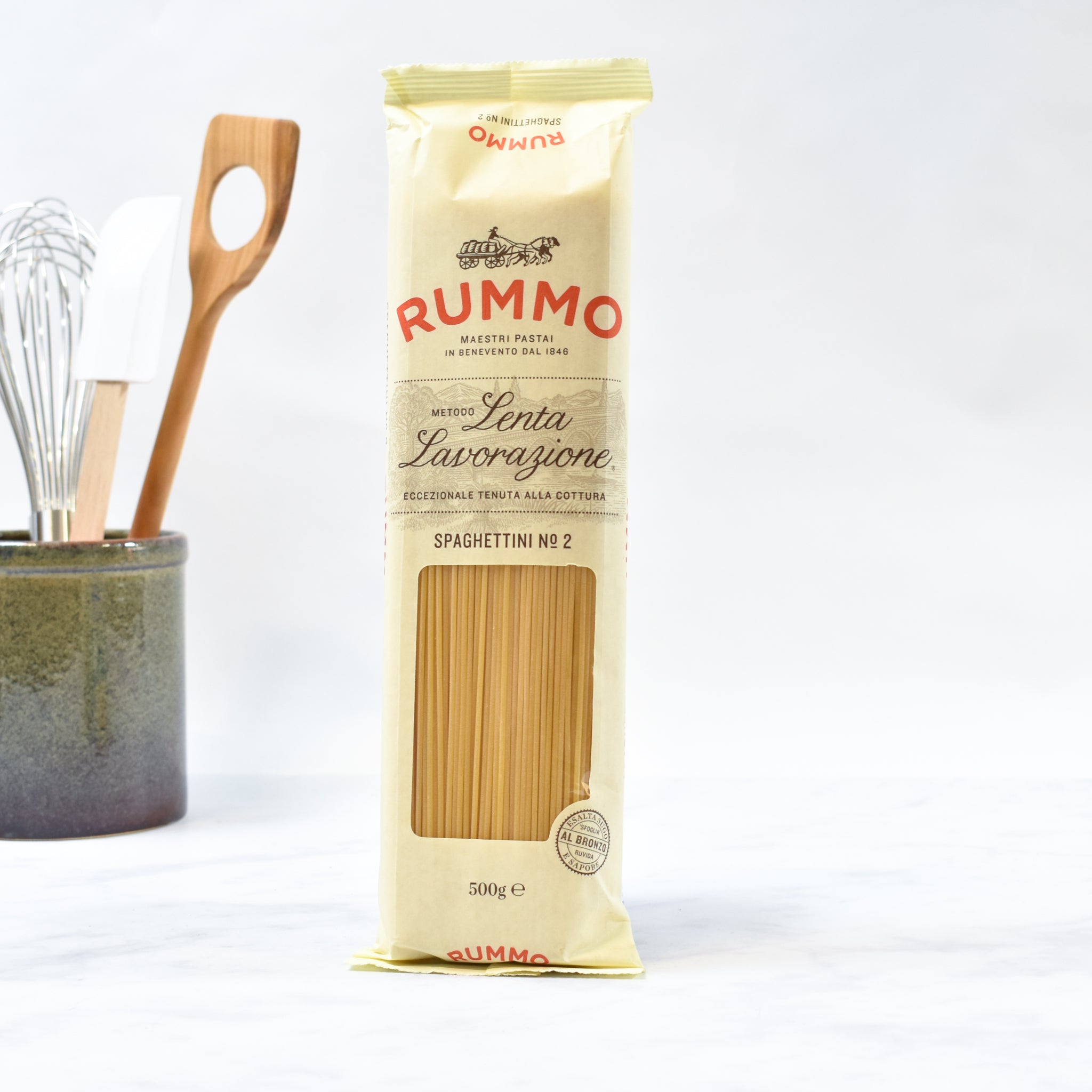 Rummo Spaghettini 500g lifestyle photograph