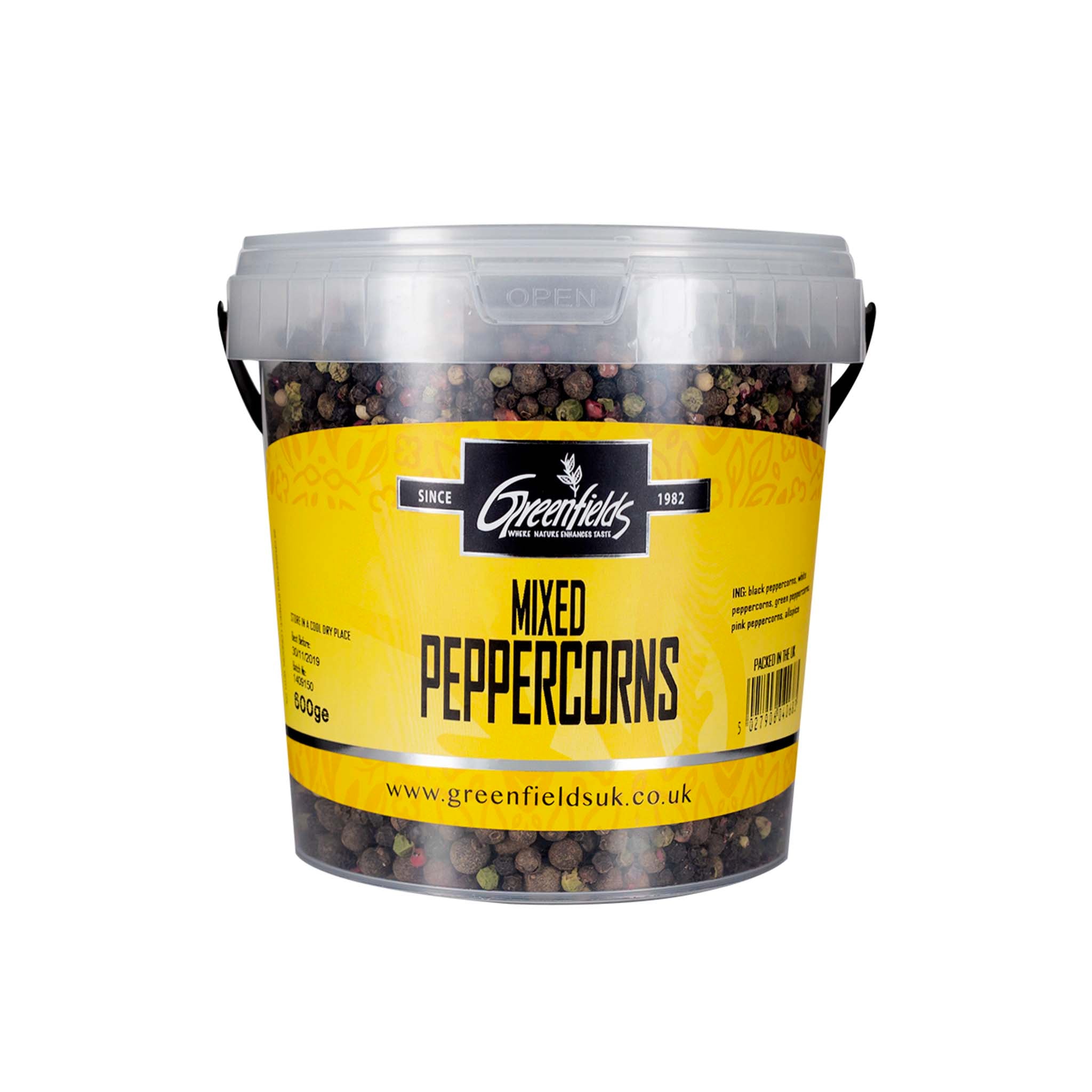 Five Mixed Peppercorns from Greenfields Buy Online Sous Chef UK