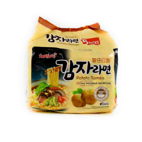 Samyang Potato Ramen Multi Pack Noodles, 5 x 120g