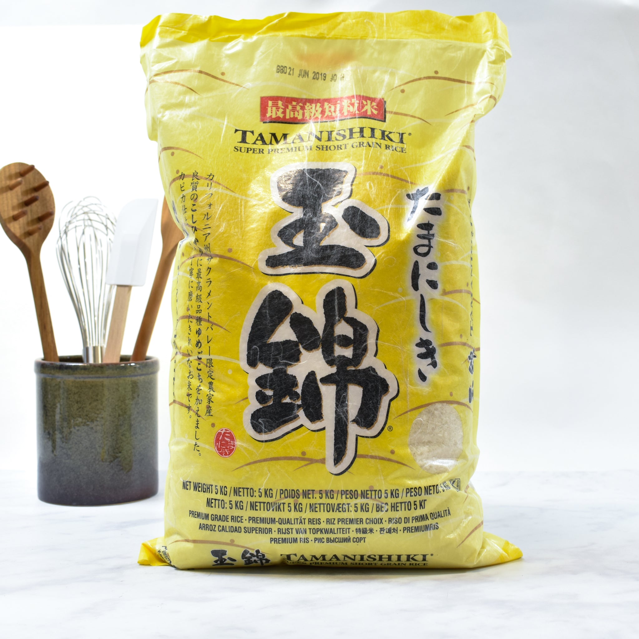 Tamanishiki Short Grain Sushi Rice 5kg lifestyle photograph