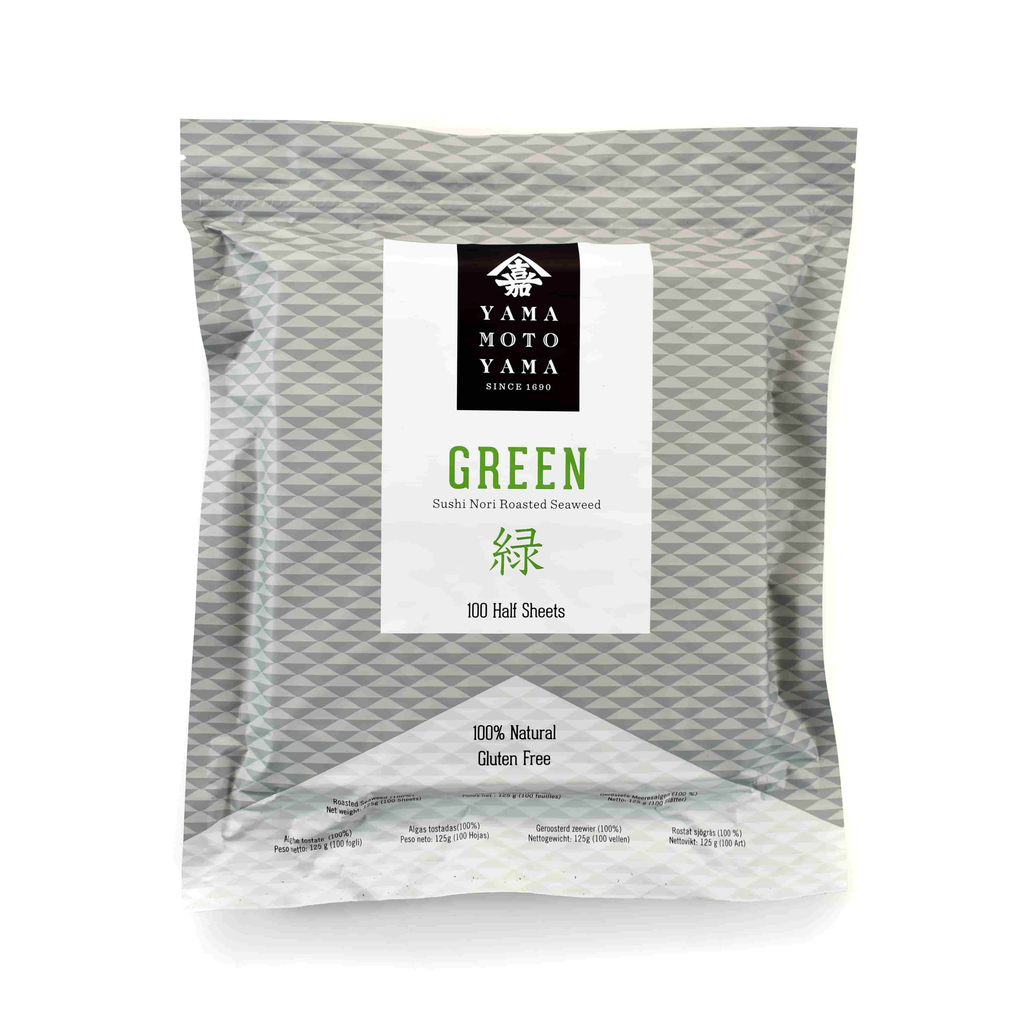 Yakizushinori Green Half Cut Nori Sheets | Buy Online | Sous Chef UK