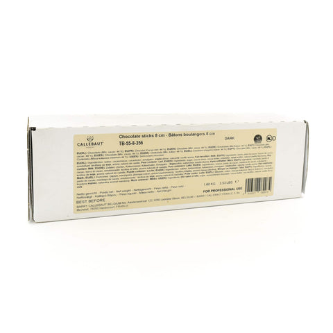 Callebaut Dark Chocolate Croissant & Pain Au Chocolat Sticks 8 cm, 1.6kg
