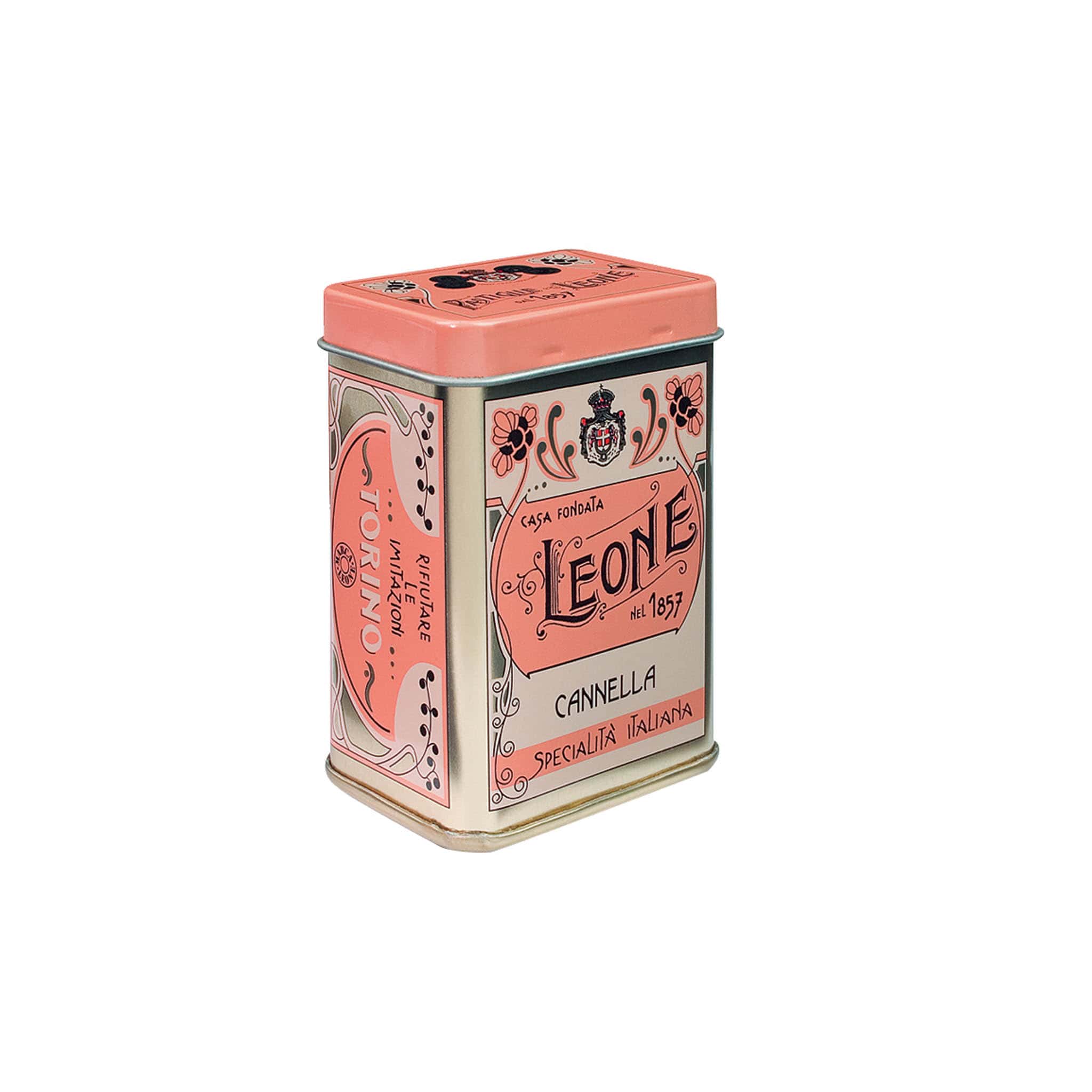 Leone Cinnamon Candies In Classic Tin 42g
