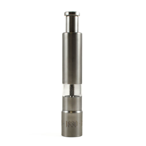 Maison Bremond Stainless Steel Push Pepper Grinder