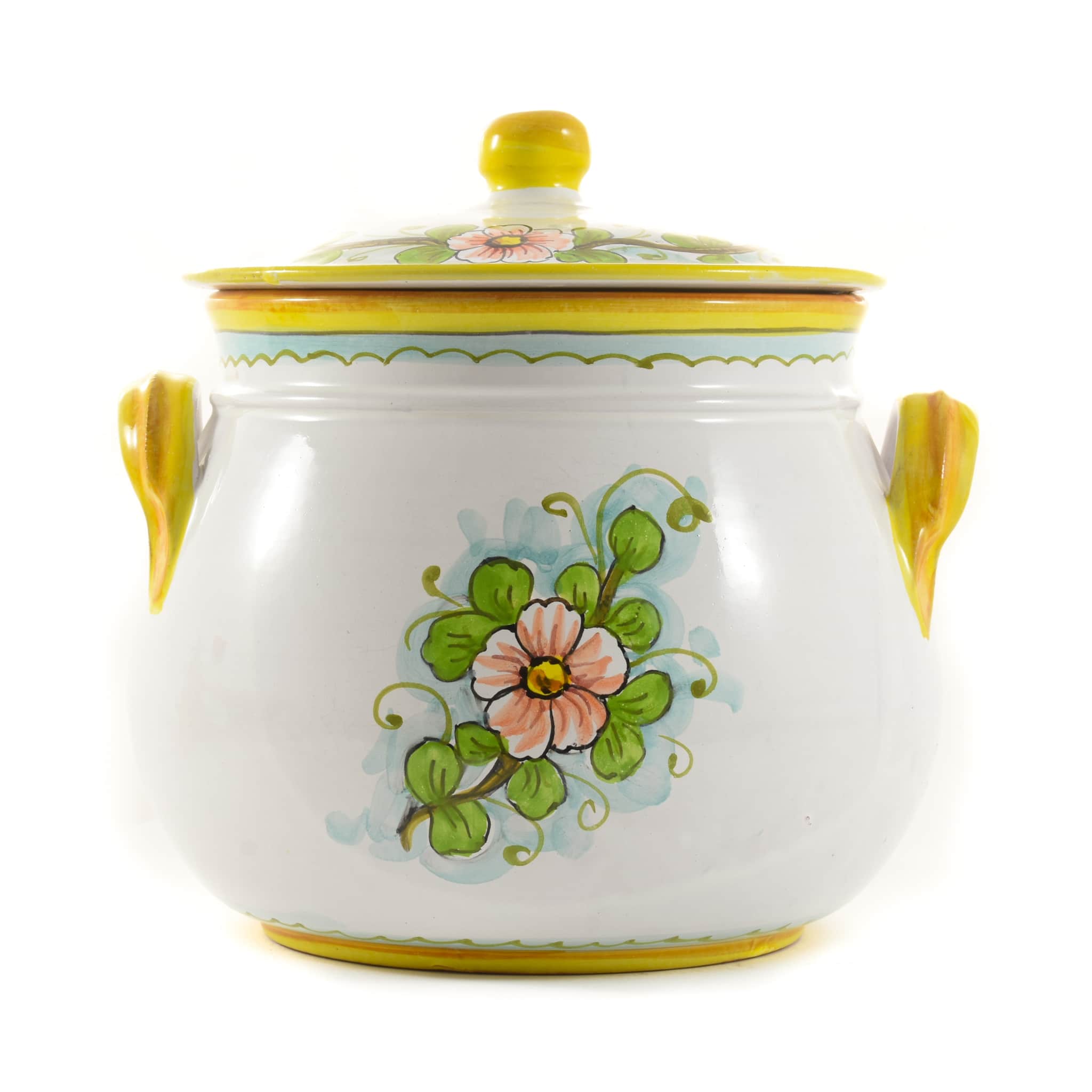 Hand Painted Pomegranate Cooking Pot 20cm