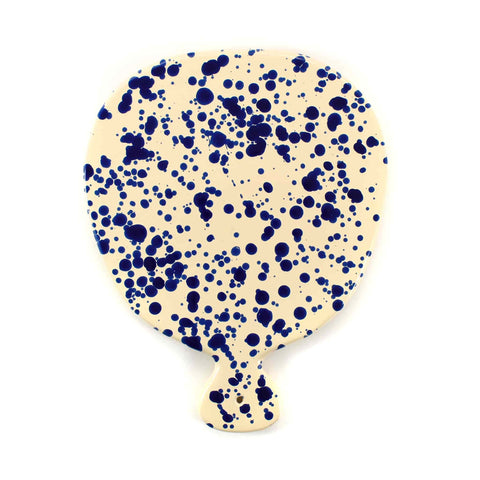 Puglia Blue Splatter Serving Board, 25cm