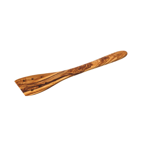Olive Wood Spatula with Holes, 30cm