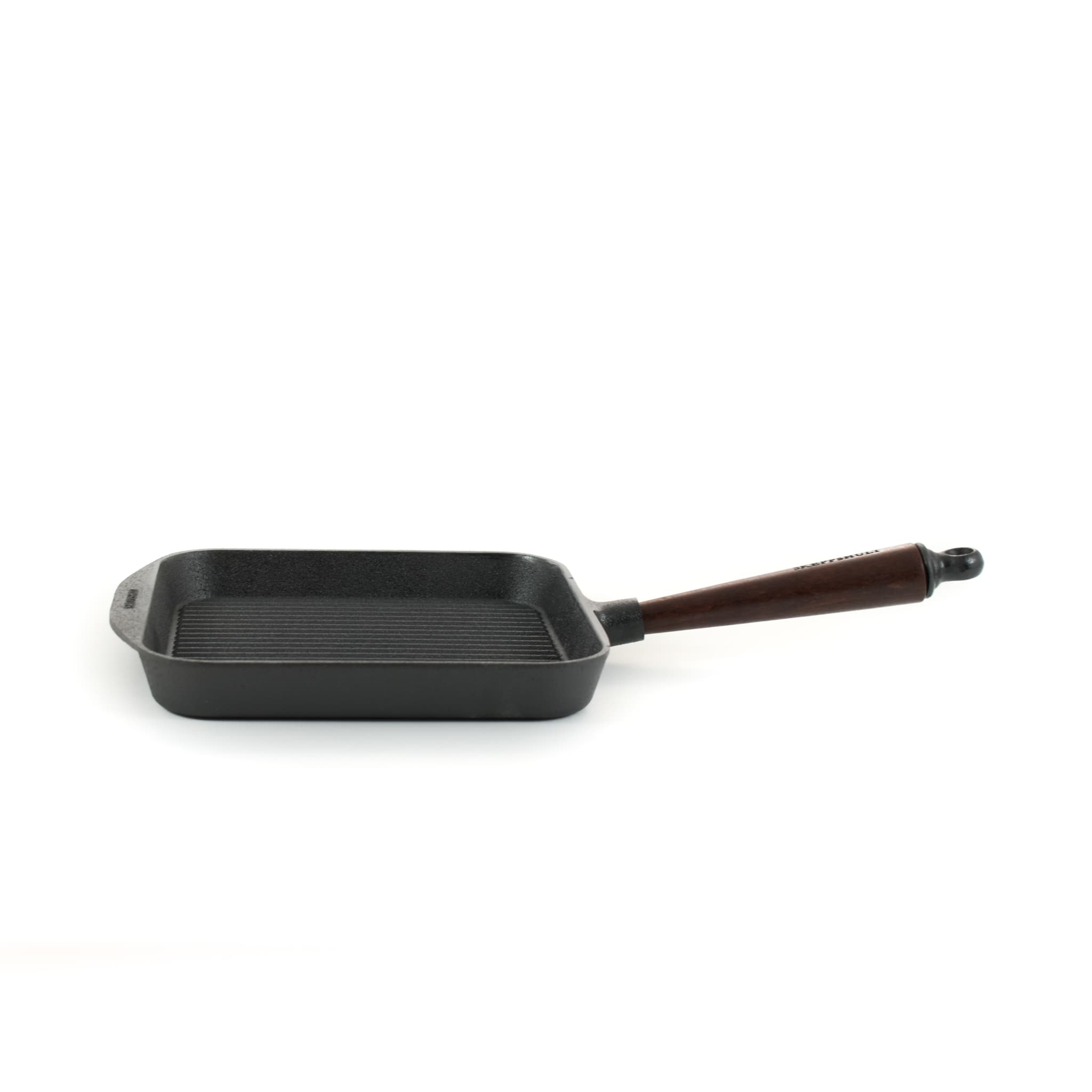 Skeppshult Traditional Cast Iron Square Grill Pan, 25cm
