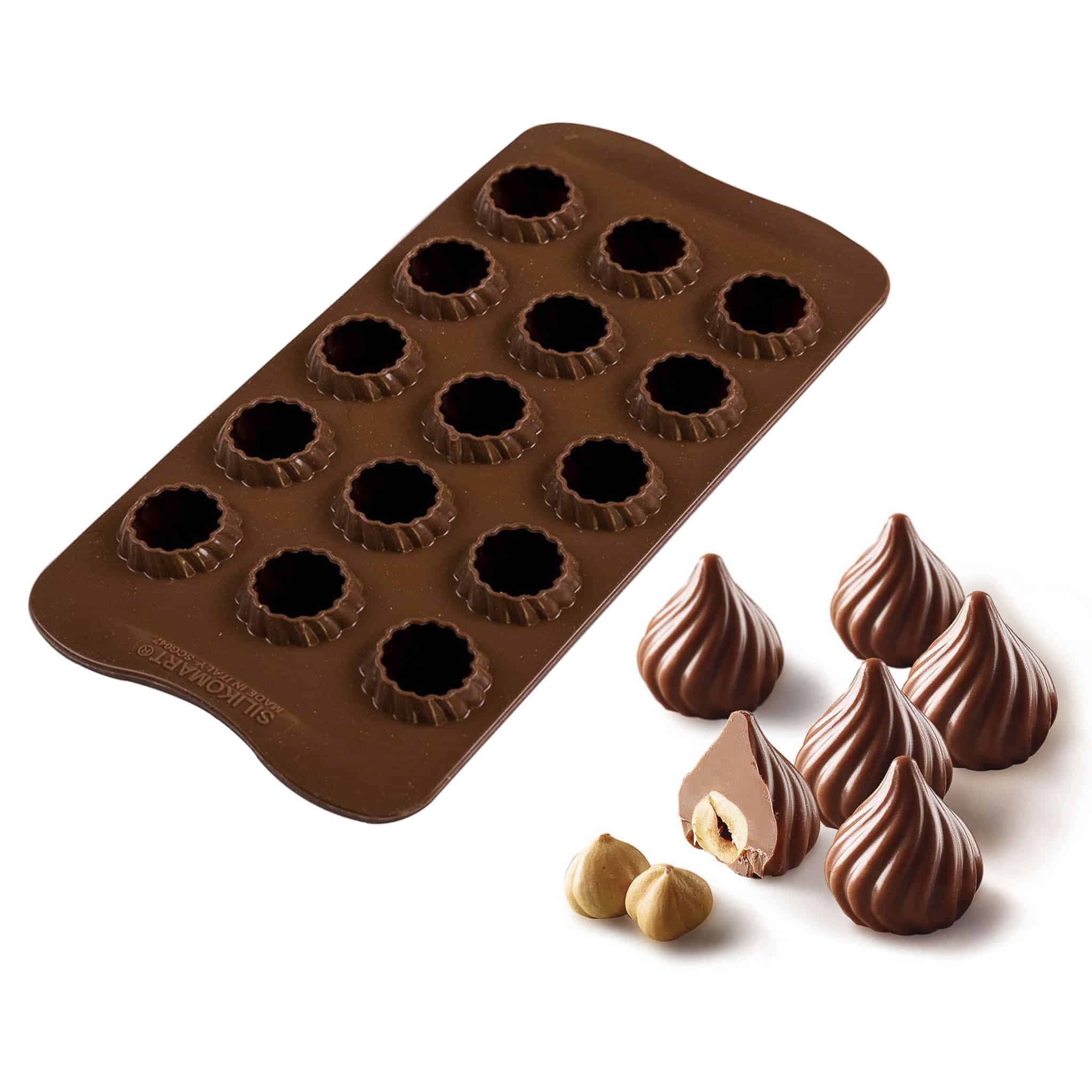 Silikomart Silicone Flame Chocolate Mould 8ml Buy online UK