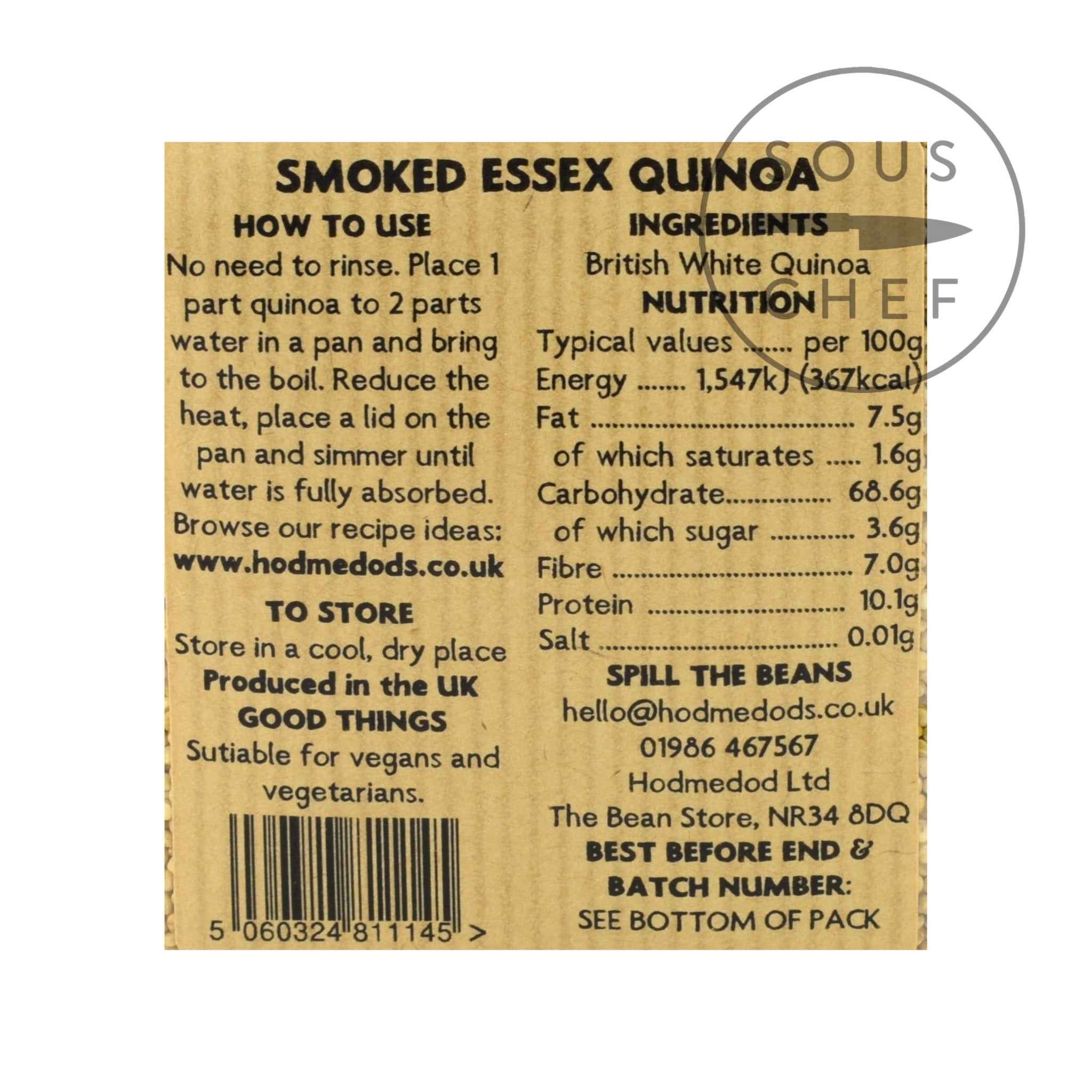 Hodmedod's British Smoked Quinoa 300g