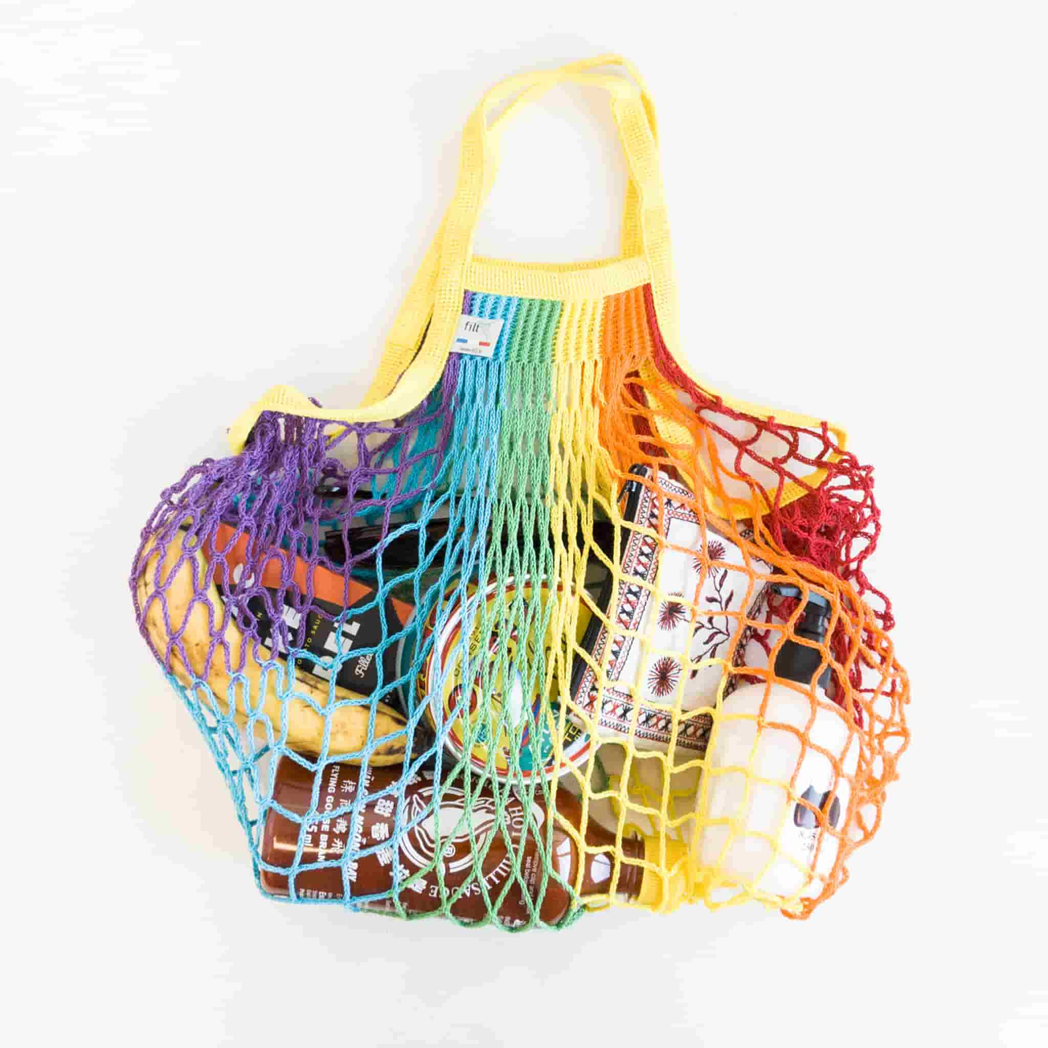 Filt String Bag in Rainbow