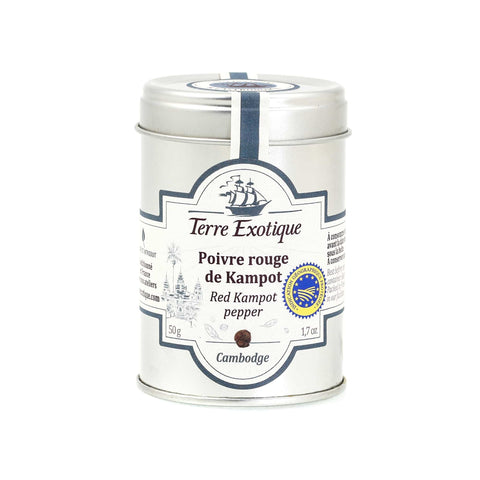 Terre Exotique Red Kampot Pepper PGI, 50g