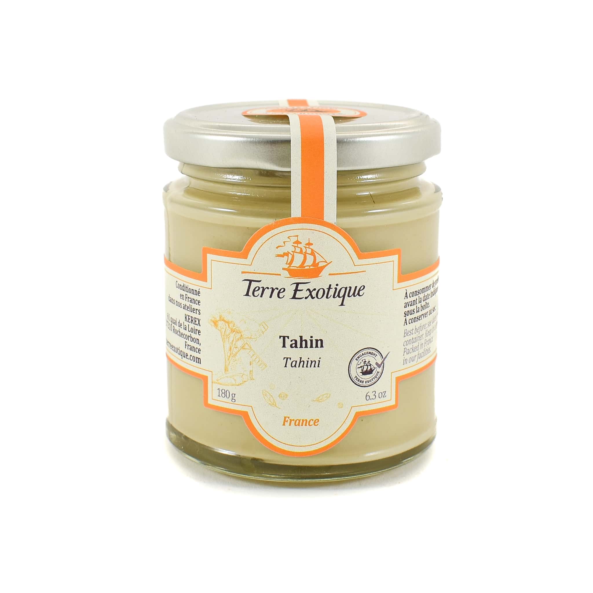 Terre Exotique Organic Tahini 180g front