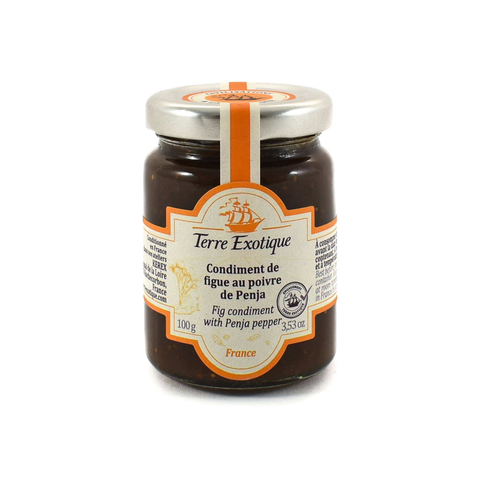 Terre Exotique Fig Chutney With Penja Pepper 100g