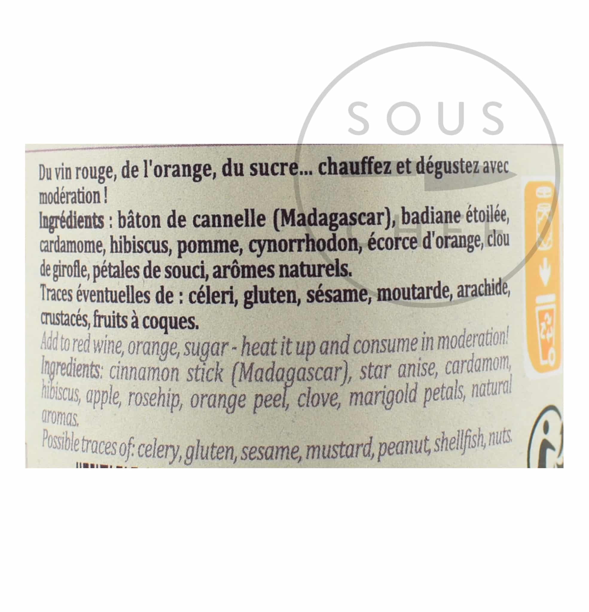 Terre Exotique Mulled Wine Spice Blend 35g