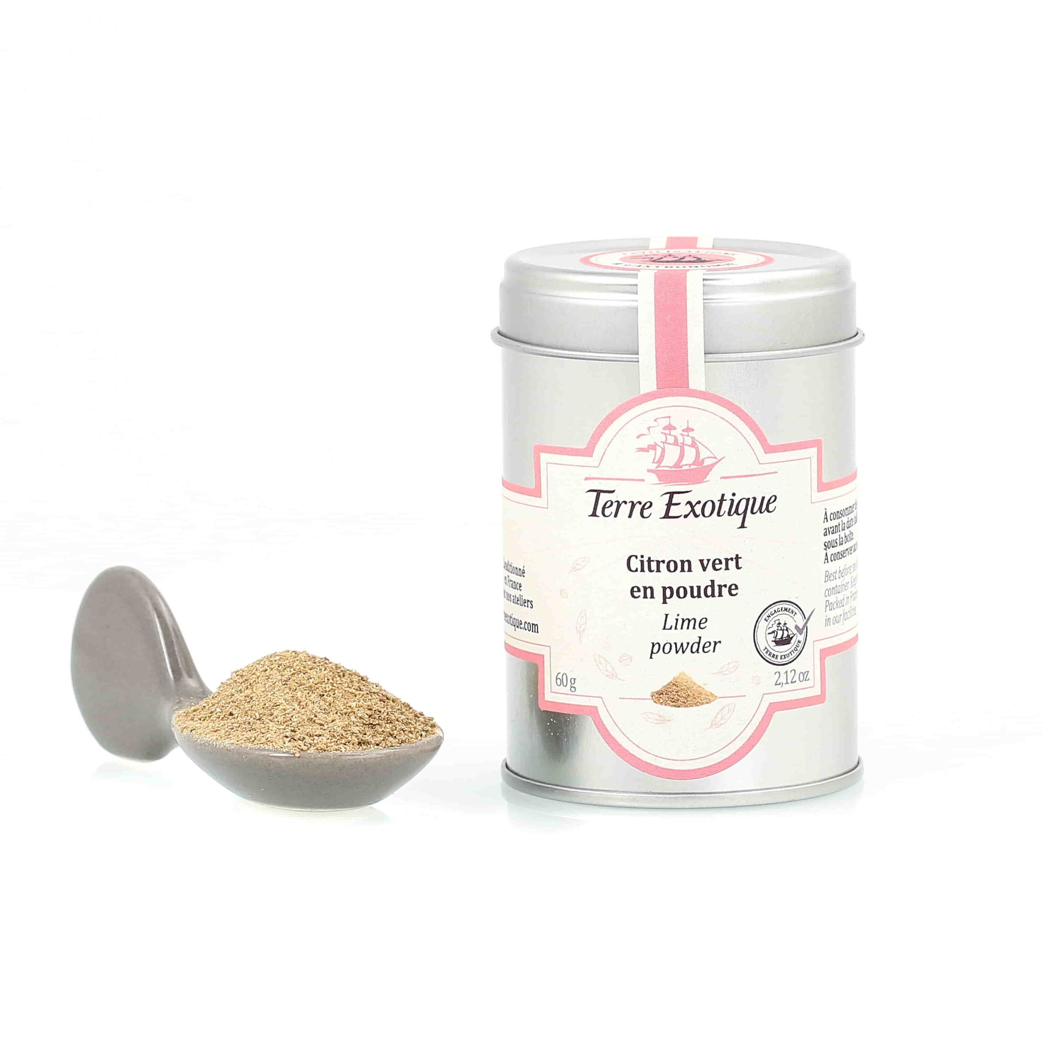 Terre Exotique Organic Dried Lime Powder 60g