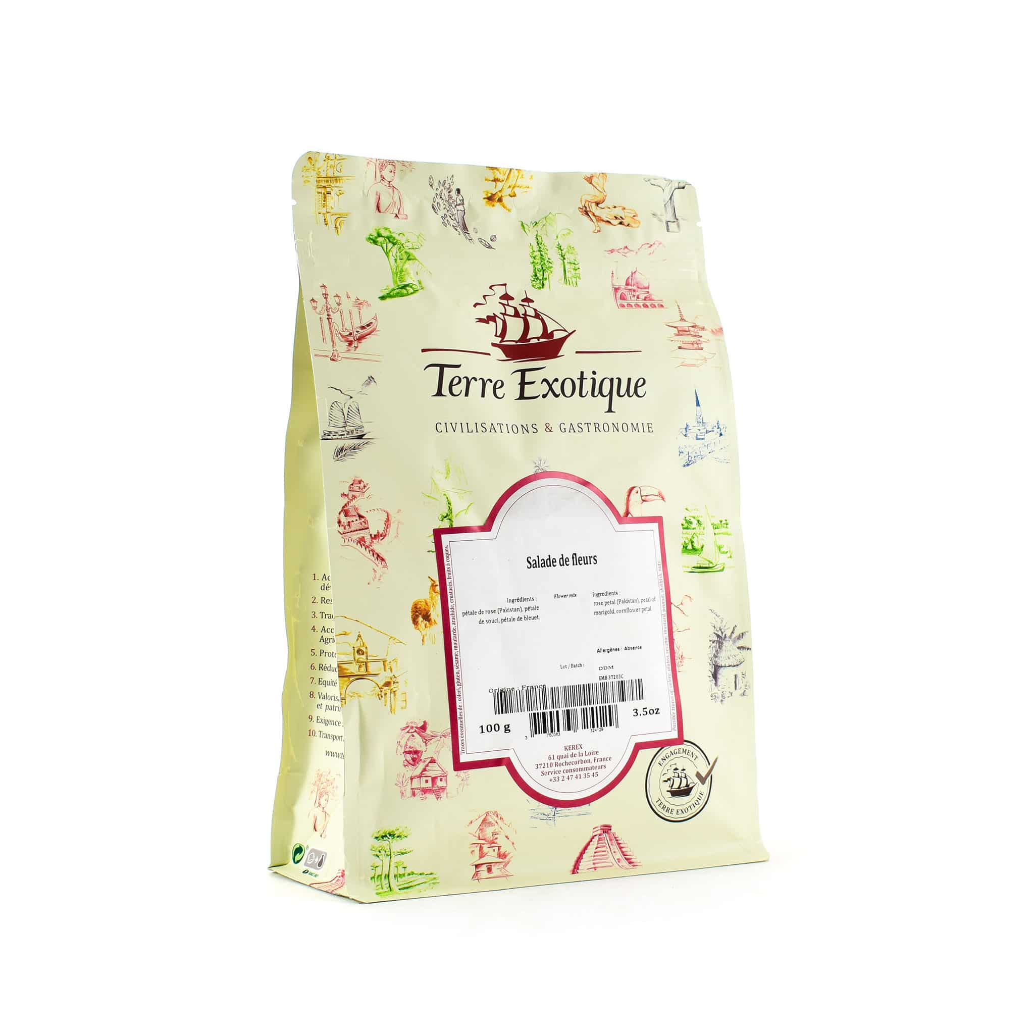 Terre Exotique Dried Flower Mix 100g package