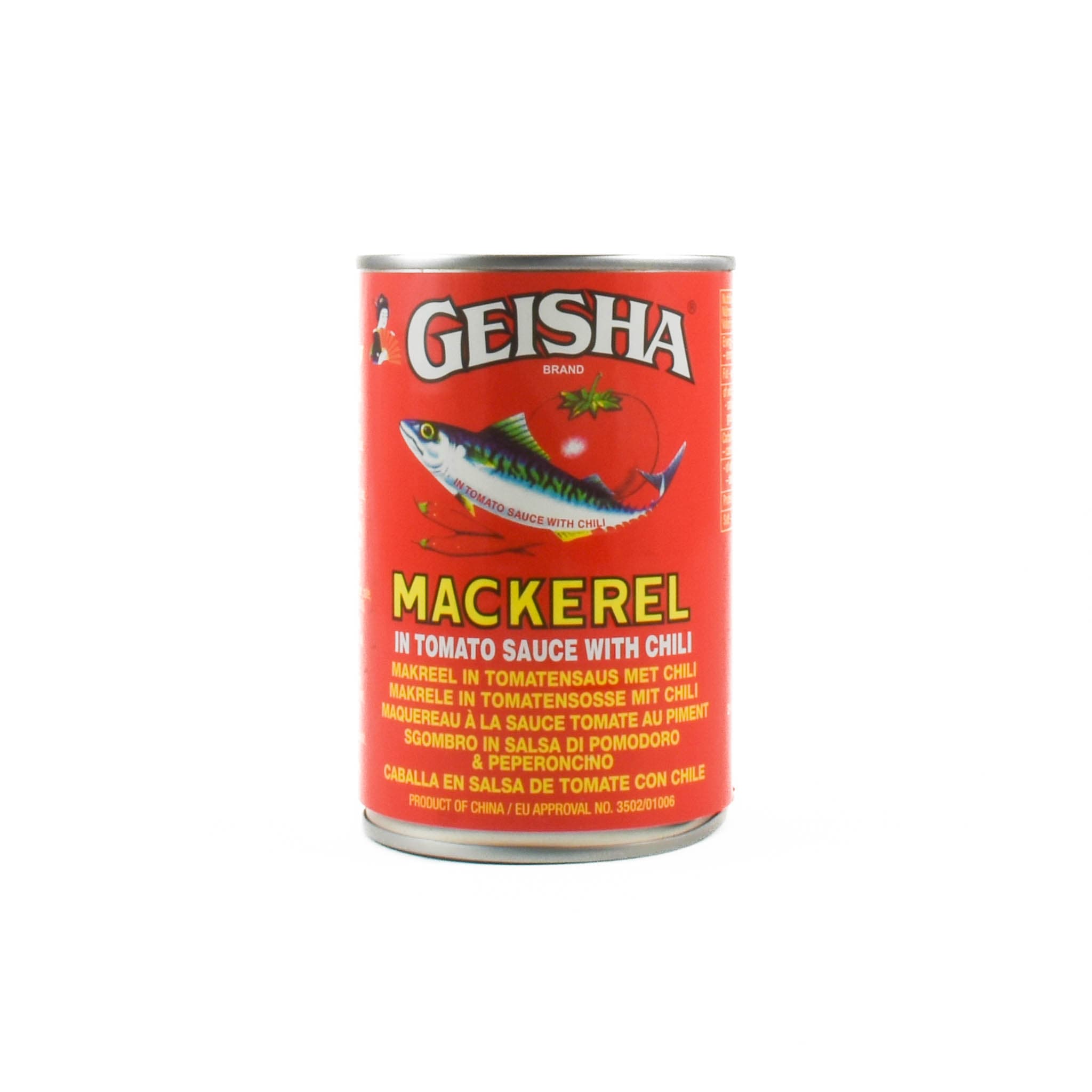 Geisha Mackerel in Tomato Sauce with Chilli, 425g
