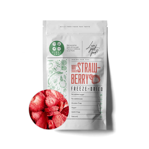 ZingyZoo Freeze Dried Strawberry Slices, 90g