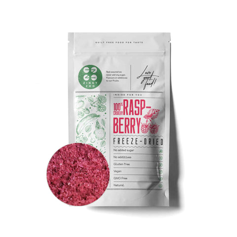 ZingyZoo Freeze Dried Raspberry Powder, 100g